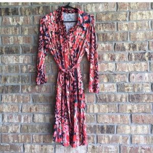 Cabi Watercolor Print Dress size M